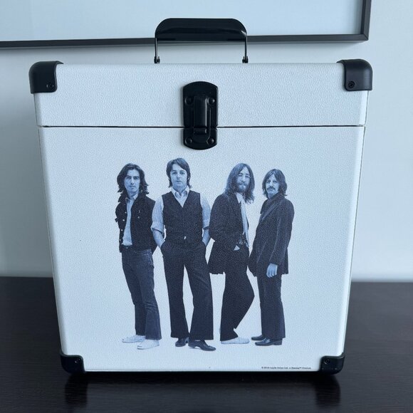 Crosley x The Beatles Record Carrying/Storage Case for 30+ Albums, White - Picture 7 of 14
